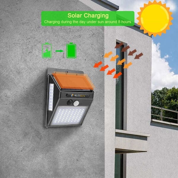 Solris™ 100 LED Solar Security Wall Light with Motion Sensor — image 2