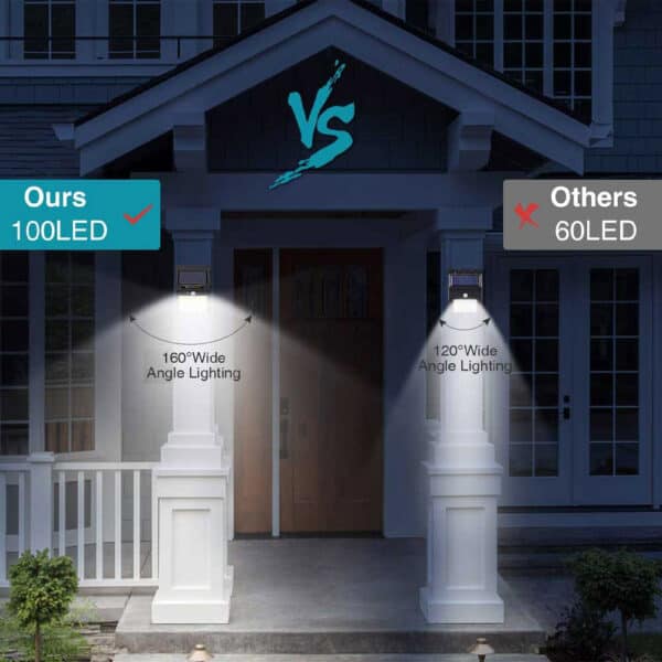 Solris™ 100 LED Solar Security Wall Light with Motion Sensor — image 4
