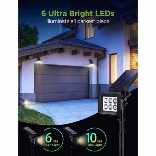 decorative outdoor solar spotlight 2