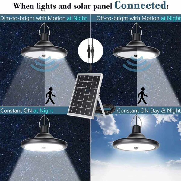 Double head solar shed light 4