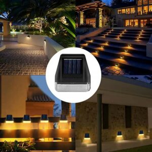 solar outdoor garden step lights 1