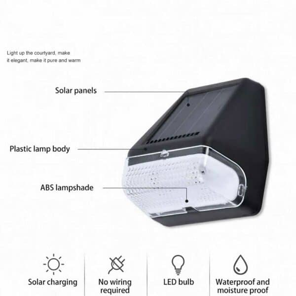 solar outdoor garden step lights 3