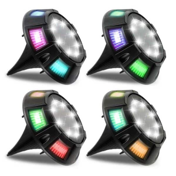 waterproof solar ground outdoor lights