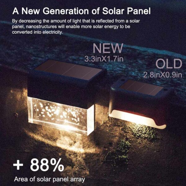 rgb solar step lights 4