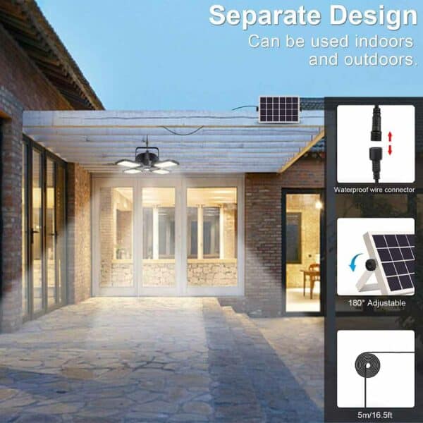 128 led solar shed lights-5