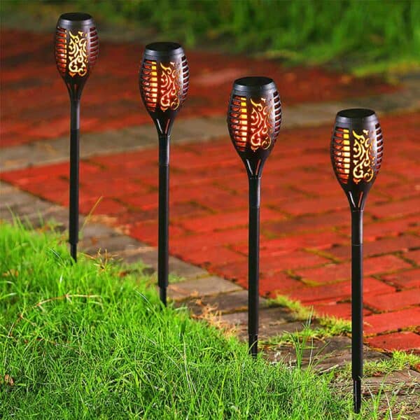 solar torch light flame lights 4