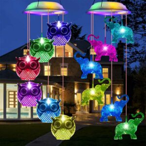 Solris™ Solar LED Wind Chime Outdoor Lights