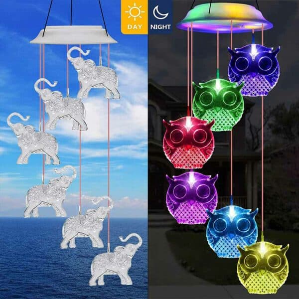 solar wind chime decorative light 2