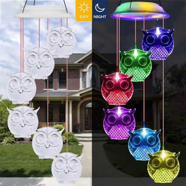 solar wind chime decorative light 3