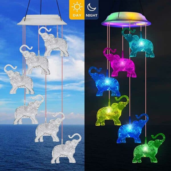 solar wind chime decorative light 4