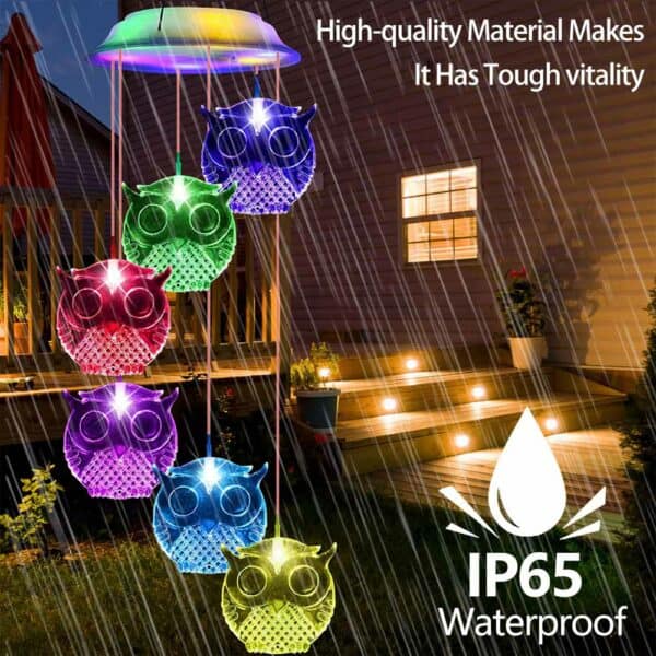 solar wind chime decorative light 5