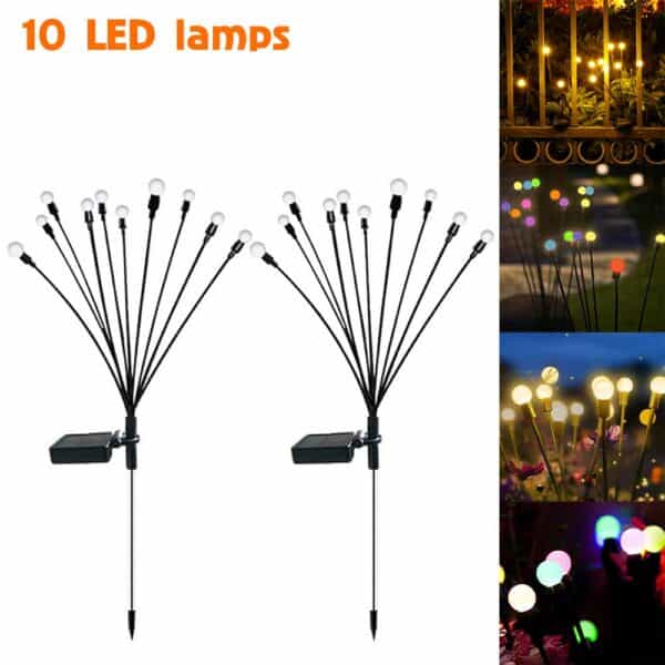 Solar starburst decorative light