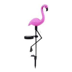 solar pathway decorative flamingo light