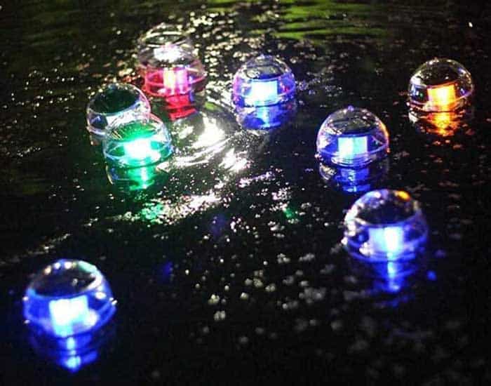 solar floating lights for swimming pools