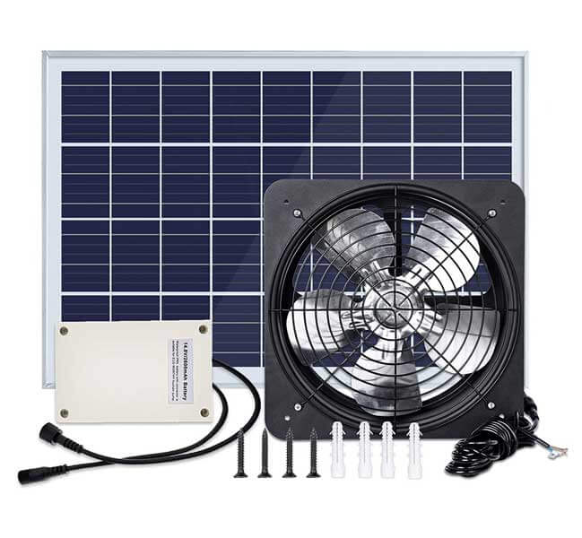 ECO HOUSE Powerful Solar Powered Attic Fan