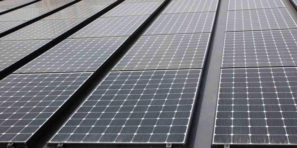 Metal Roof WIth Solar Panels