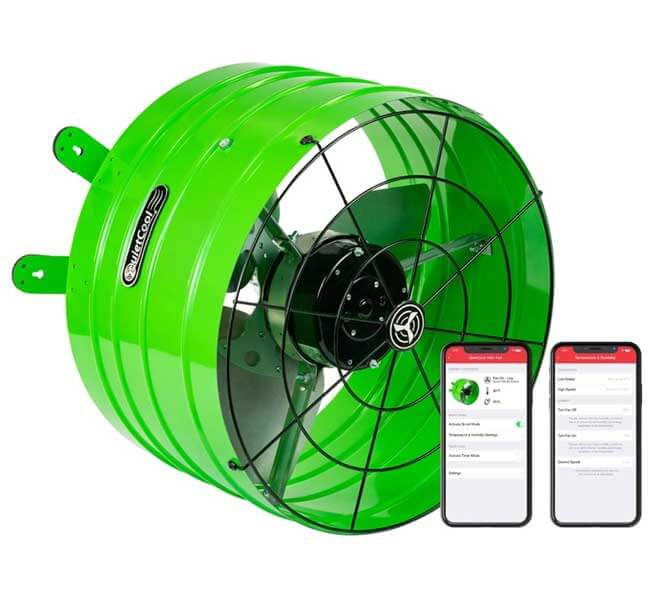QuietCool Smart Solar Attic Gable Fan 