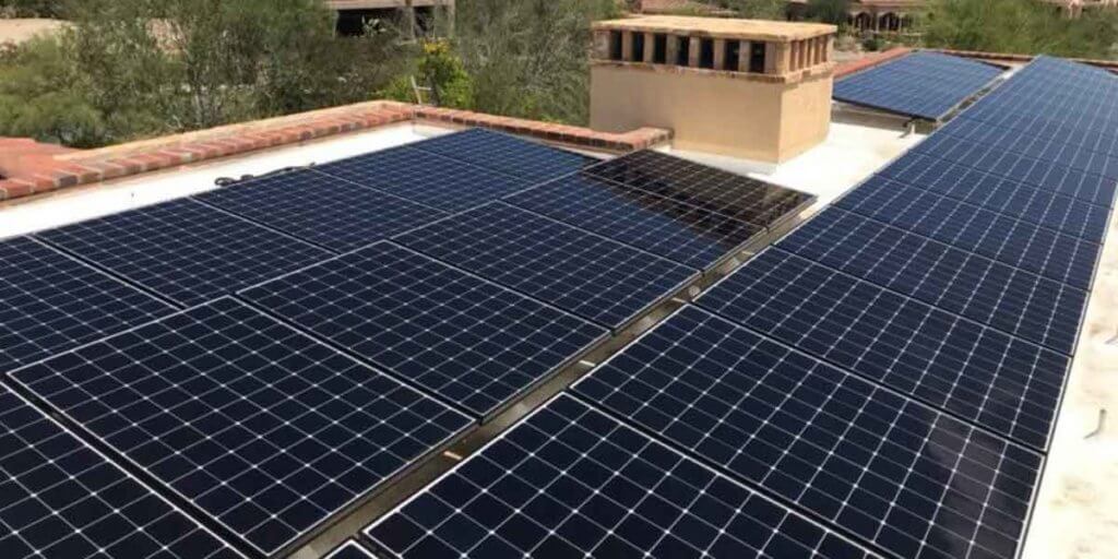 Torch Down Roof With Solar Panels
